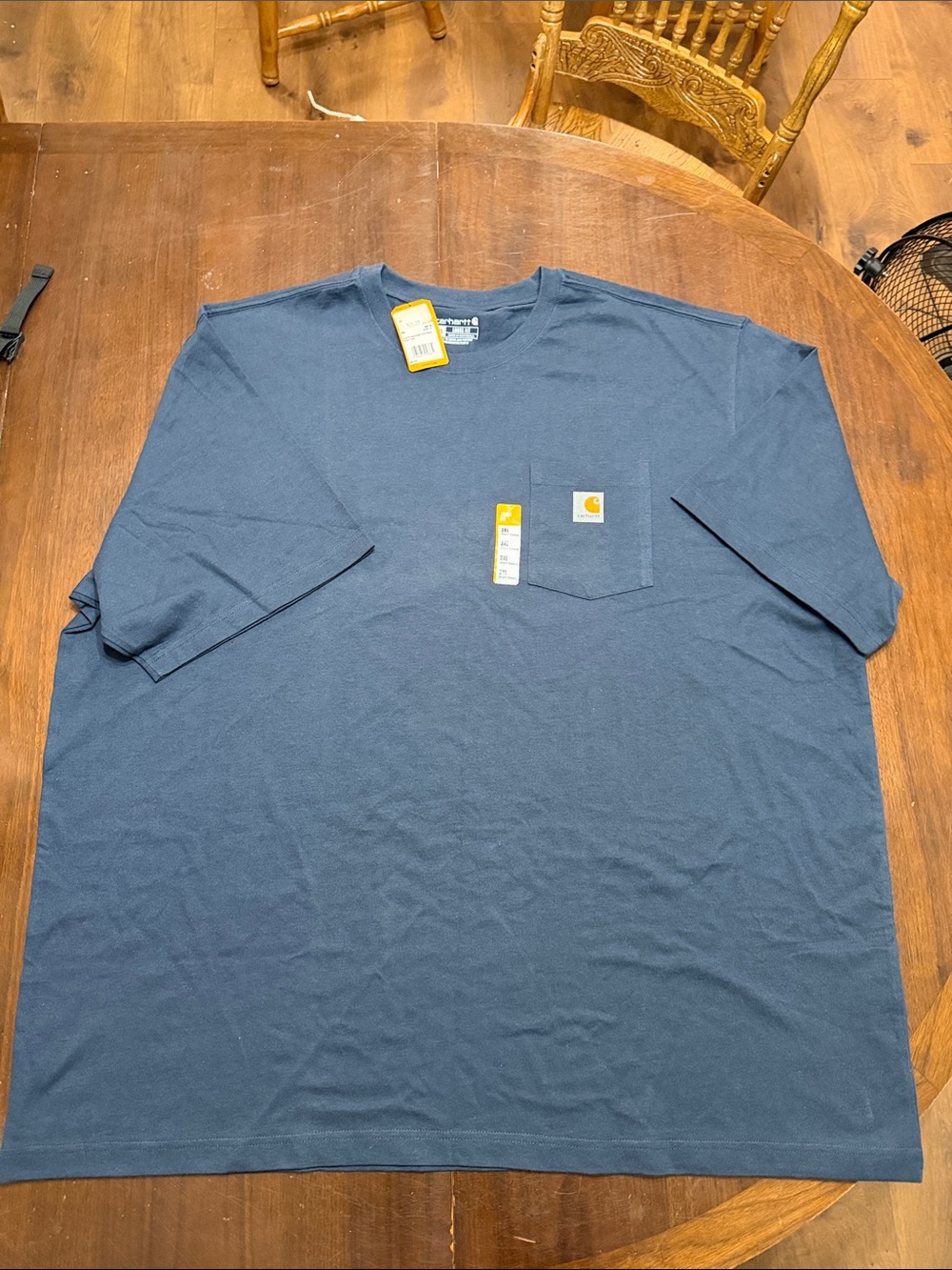 Carhartt Navy Short-Sleeve Pocket Tee